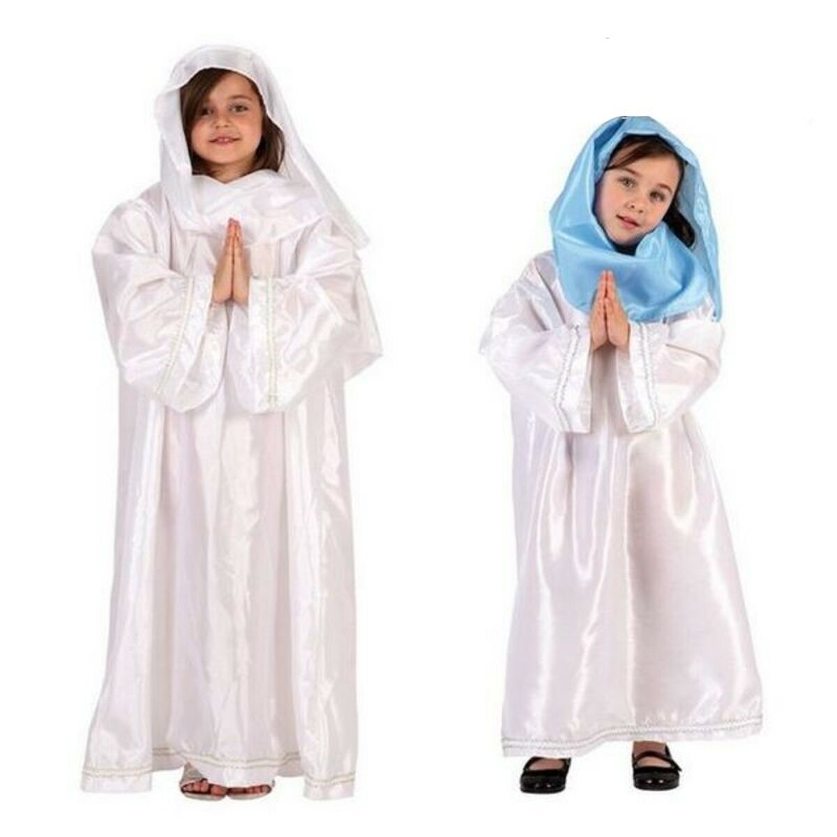 Si vous pensez organiser une grande fête, vous pouvez dès maintenant obtenir au meilleur prix Déguisement pour Enfants Vierge et d´autres produits pour créer une ambiance unique et festive! Informations importantes: Dessins assortis envoyés aléatoirement selon le stock disponibleL’image peut ne pas montrer tous les modèles disponibles.Composition: 100 % polyesterModèle: ViergeUnités: 1 UnitéType: Déguisement pour EnfantsPays / région de fabrication: EspagneCouleur: BlancMulticouleurÂge recommandé: + 7 AnsAdultesEnfantsPoids approx.: 400 g