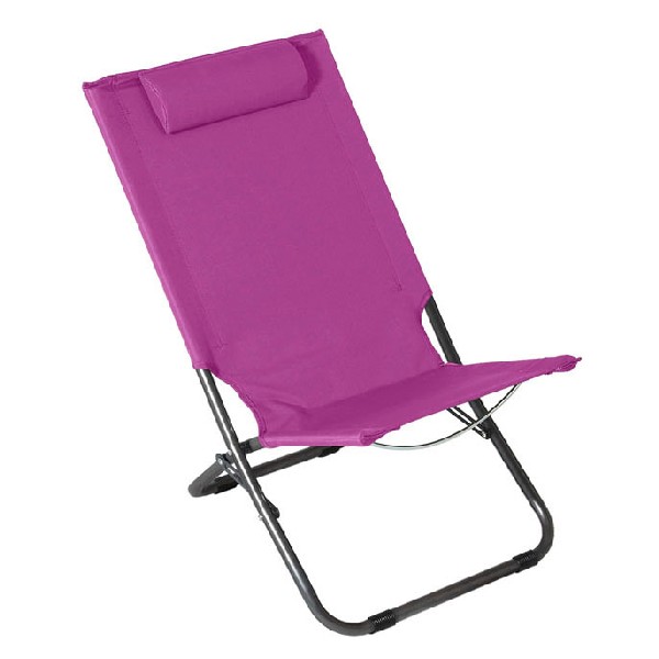 Beach Chair Steel Purple...