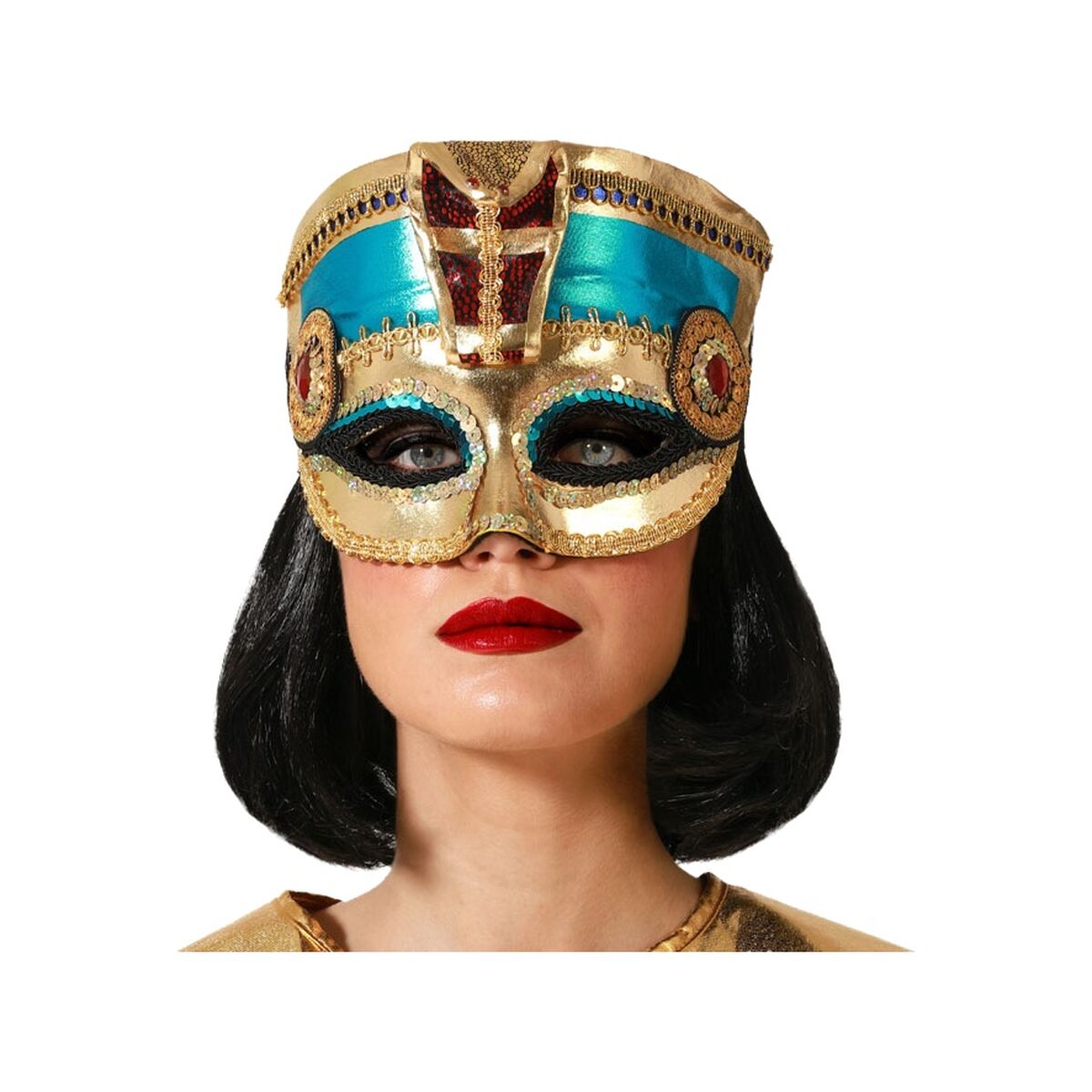 Masque Doré Égyptienne