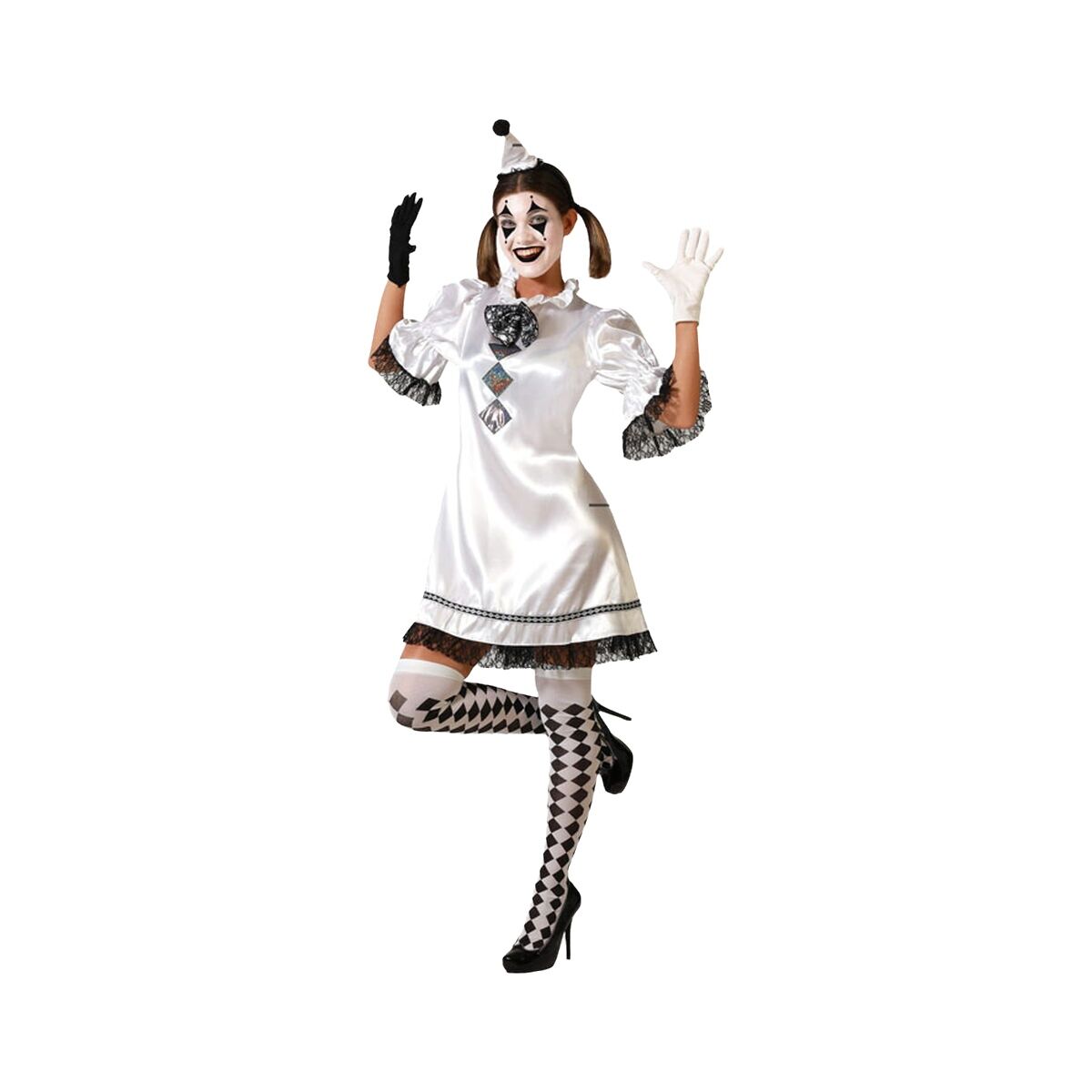 Déguisement pour Adultes Blanc Clown