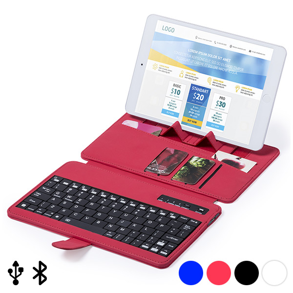 Bluetooth Keyboard with Support for Mobile Device 145739