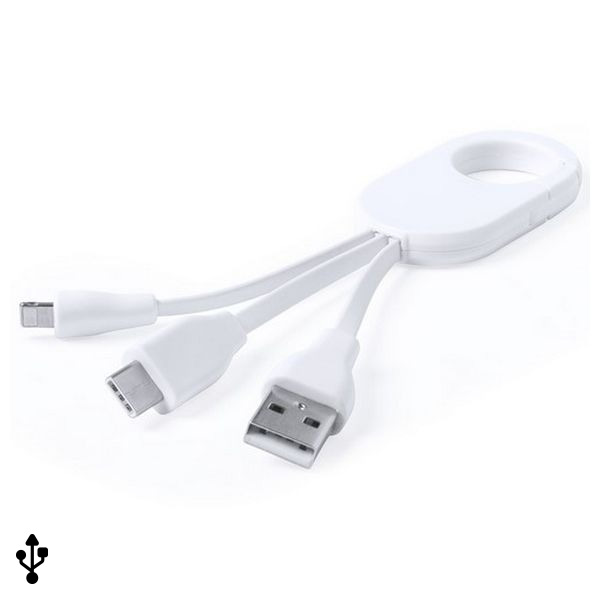 Cable USB a Micro USB y Lightning 145803