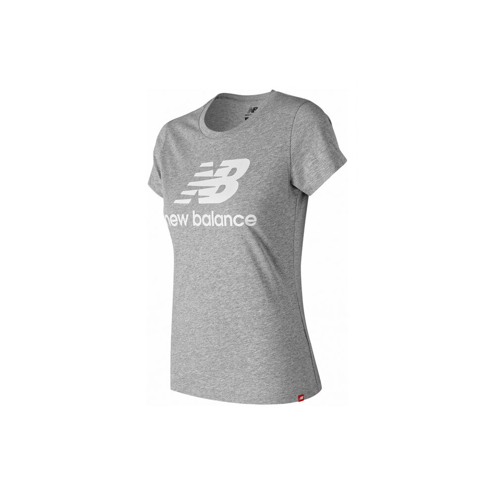 Women’s Short Sleeve T-Shirt New Balance WT91546 Grey