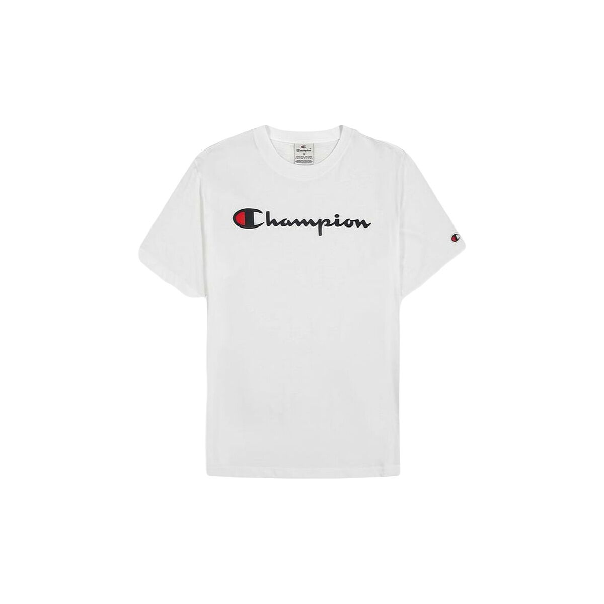 T-shirt à manches courtes homme Champion CHAMPION SS TEE 220256 Blanc