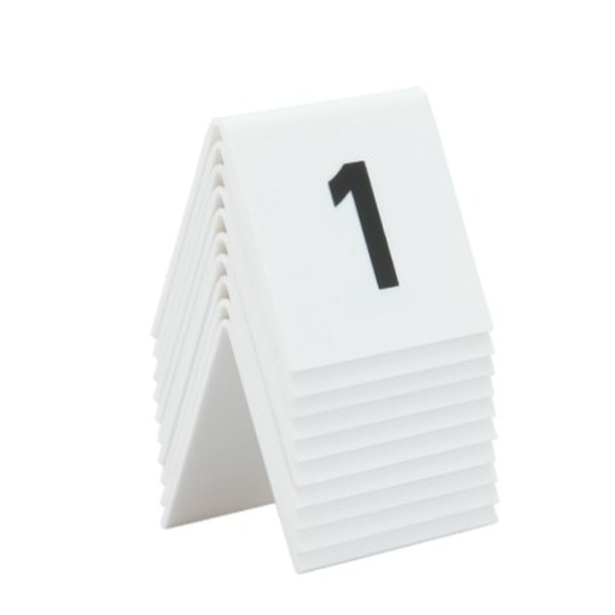 Sign Securit Tablecloth Numbers 1-10 10 Pieces