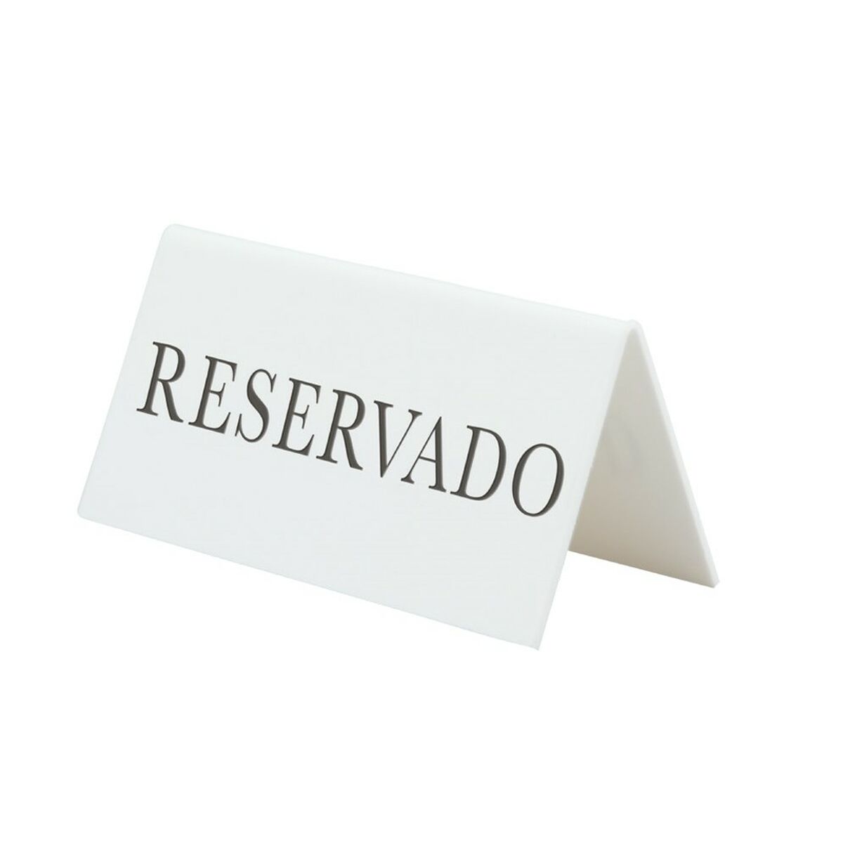 Sign Securit Reservado Tablecloth White 5 x 10 x 4,5 cm 5 Units
