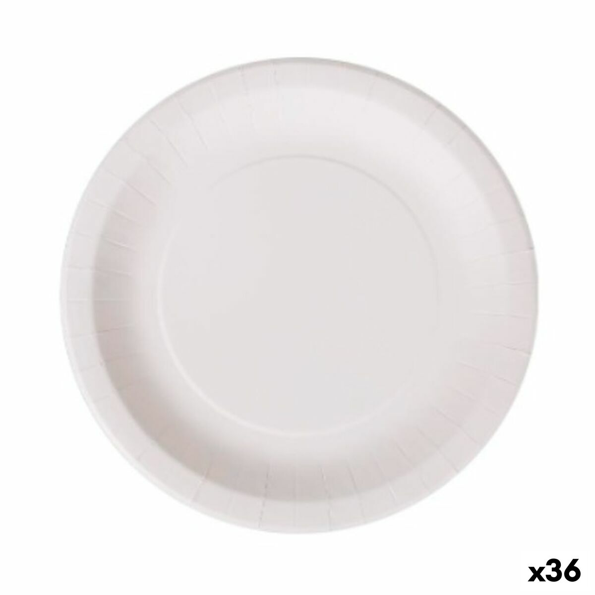 Service de vaisselle Algon Produits à usage unique Blanc Carton 28 cm (36 Unités)