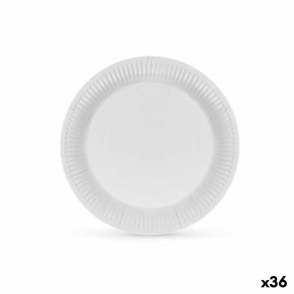 Service de vaisselle Algon Carton Produits à usage unique Blanc (36 Unités)