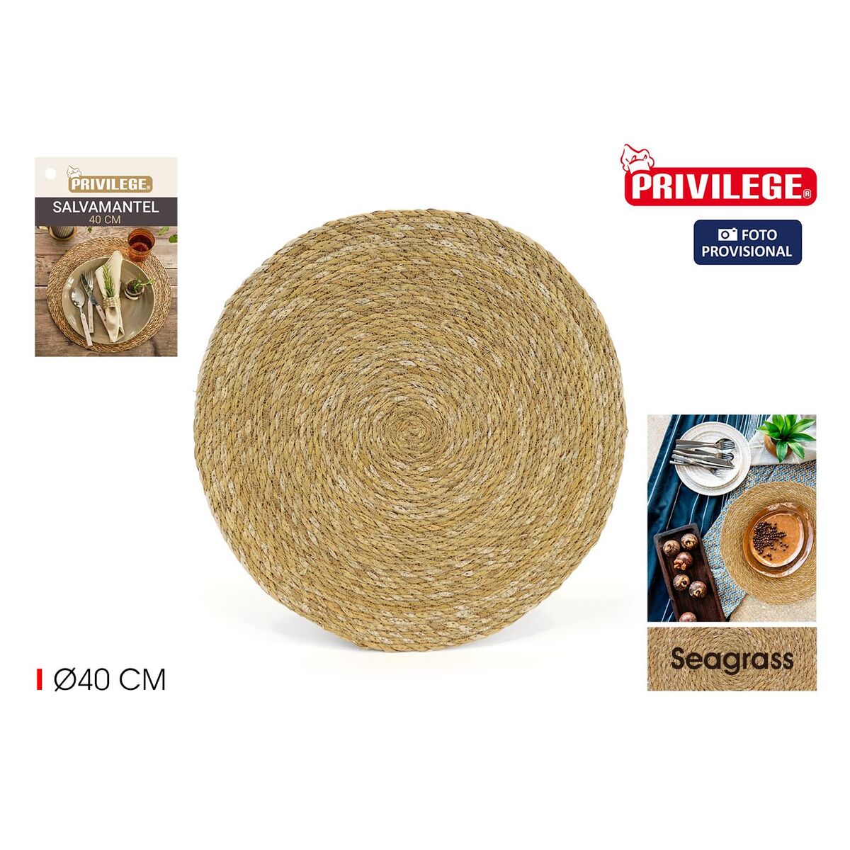 Image secondaire de Dessous de plat Privilege 40 cm (36 Unités)