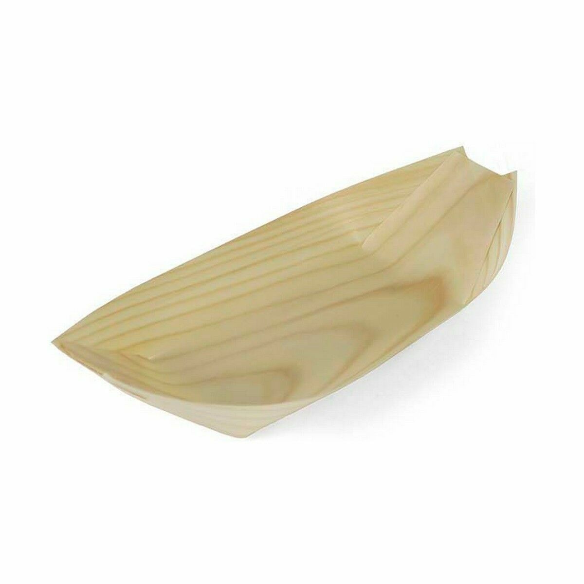 Kommenset Algon Wegwerp Hout 4 Onderdelen 23 cm (24 Stuks)