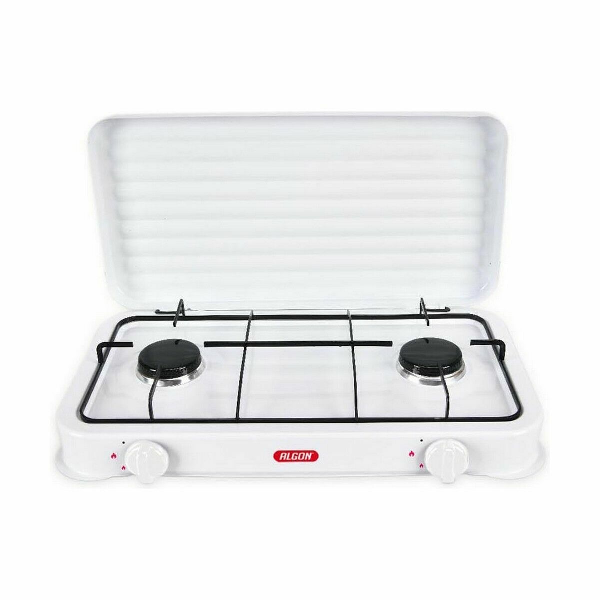 Image secondaire de réchaud à gaz Algon Avec couvercle Blanc 4400 W 55 x 7 x 32 cm (2 Unités)