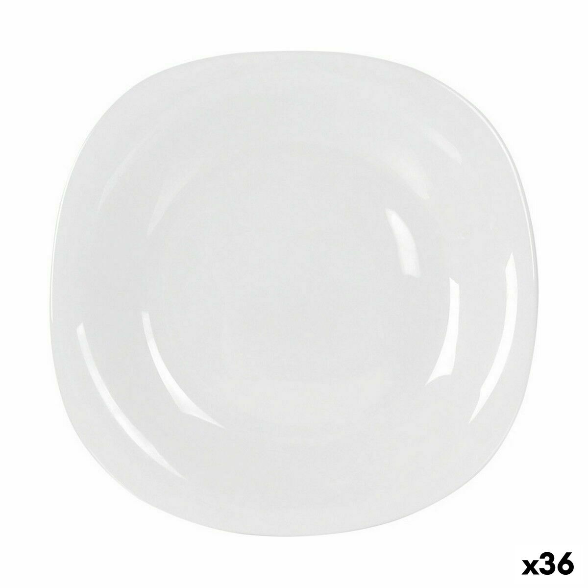 Assiette plate La Mediterránea Palaos 26 x 26 x 2 cm (36 Unités)