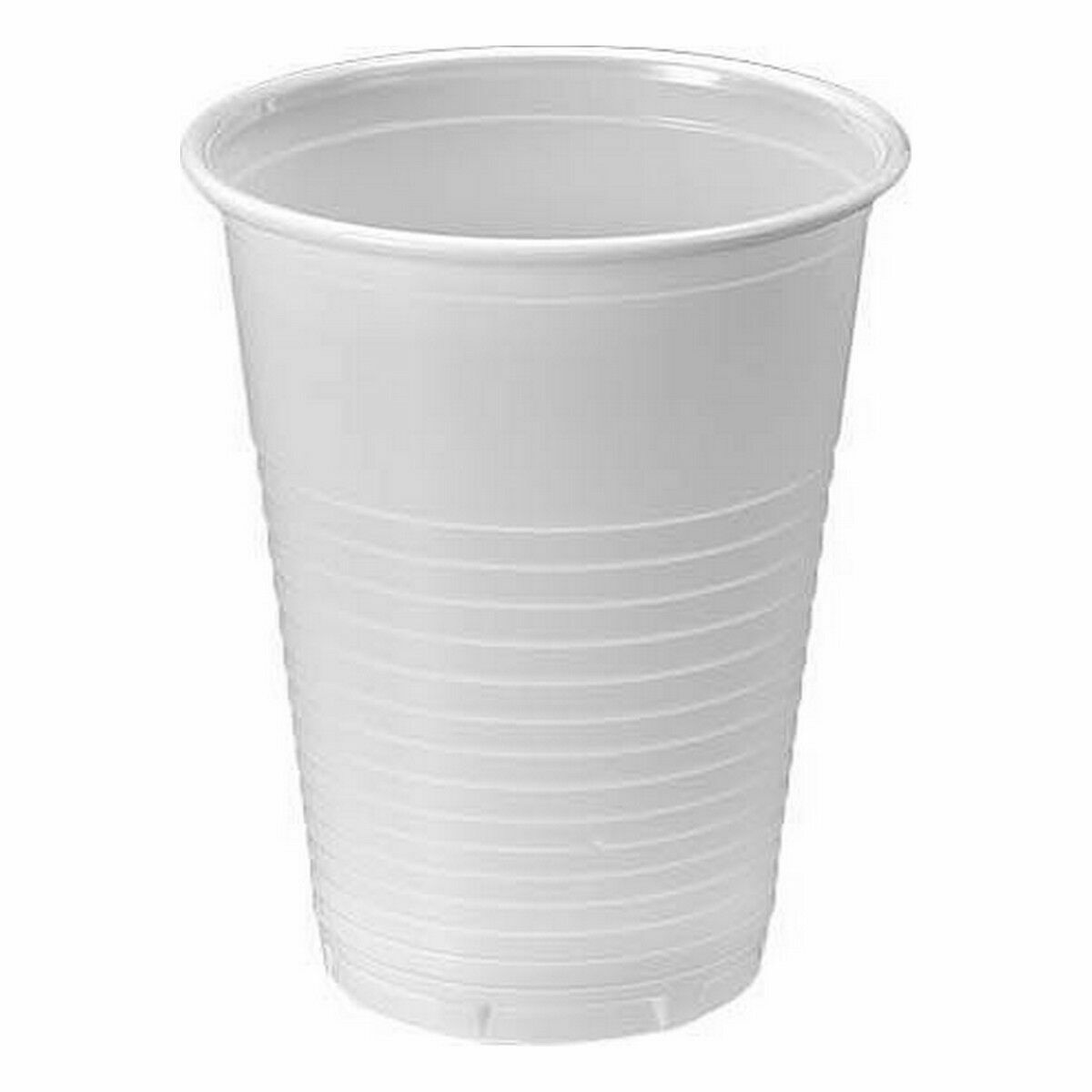 Set van herbruikbare glazen Algon Wit 50 Onderdelen 200 ml (18 Stuks)