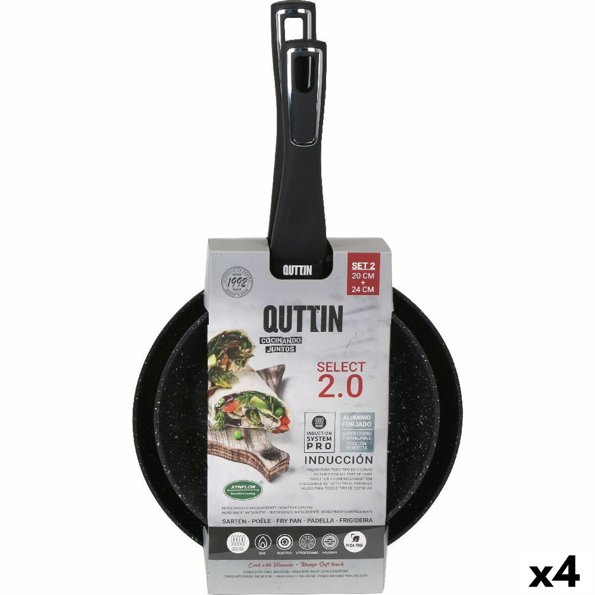 Ensemble de poêle Quttin 3,5 mm (4 Unités)