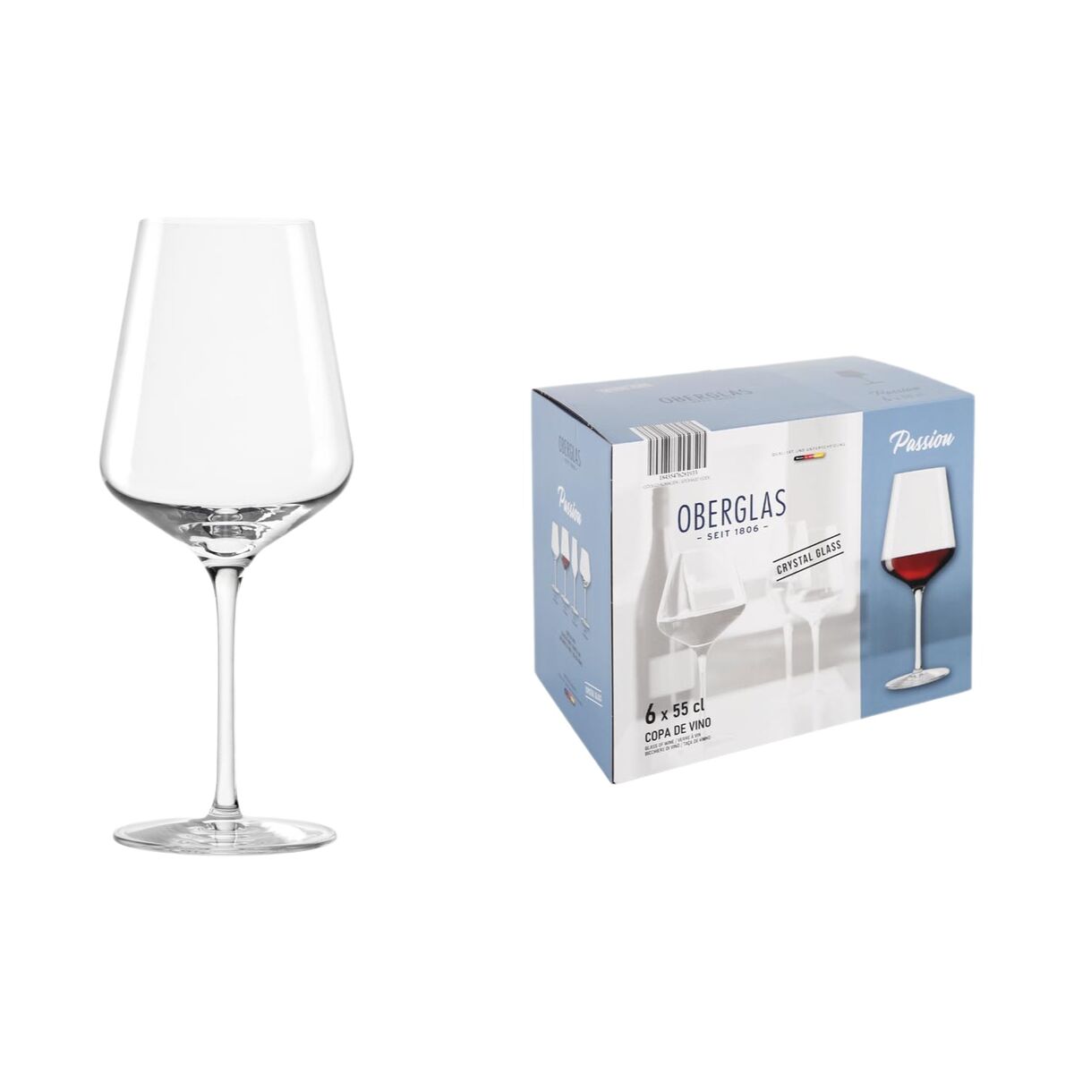 Image secondaire de Set de verres à vin Inde Passion 550 ml 6 Pièces