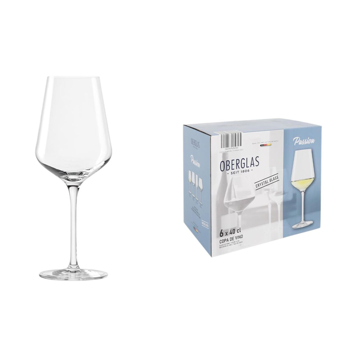 Image secondaire de Set de verres à vin Inde Passion 400 ml 6 Pièces