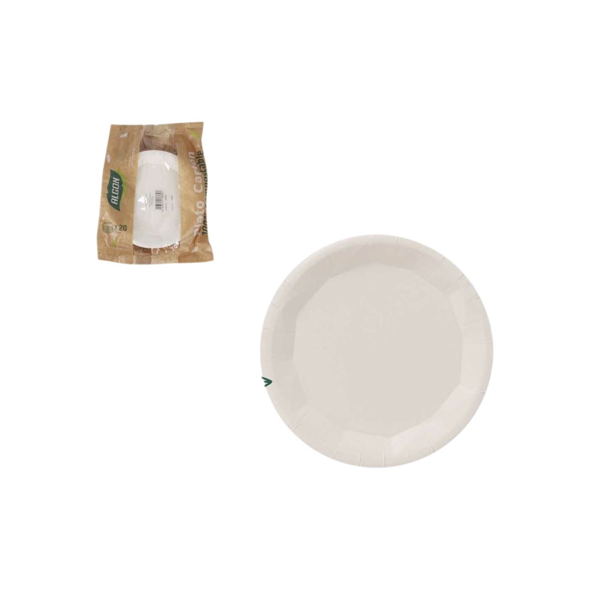 Image secondaire de Service de vaisselle Algon Blanc 17 cm 10 Pièces (24 Unités)