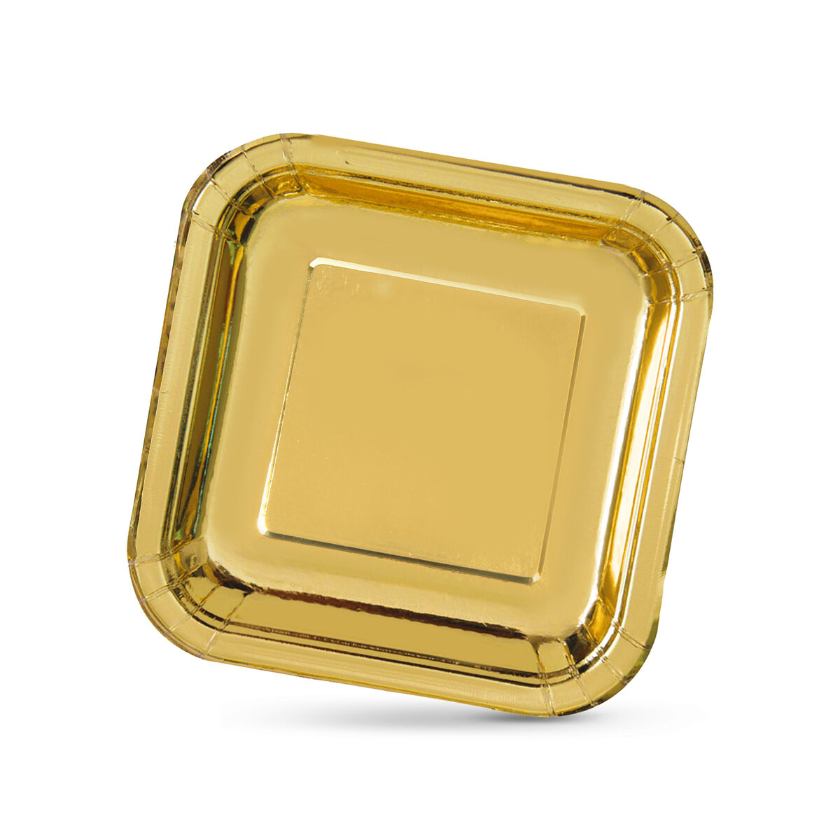 Image secondaire de Service de vaisselle Algon Doré 23 cm 10 Pièces (18 Unités)