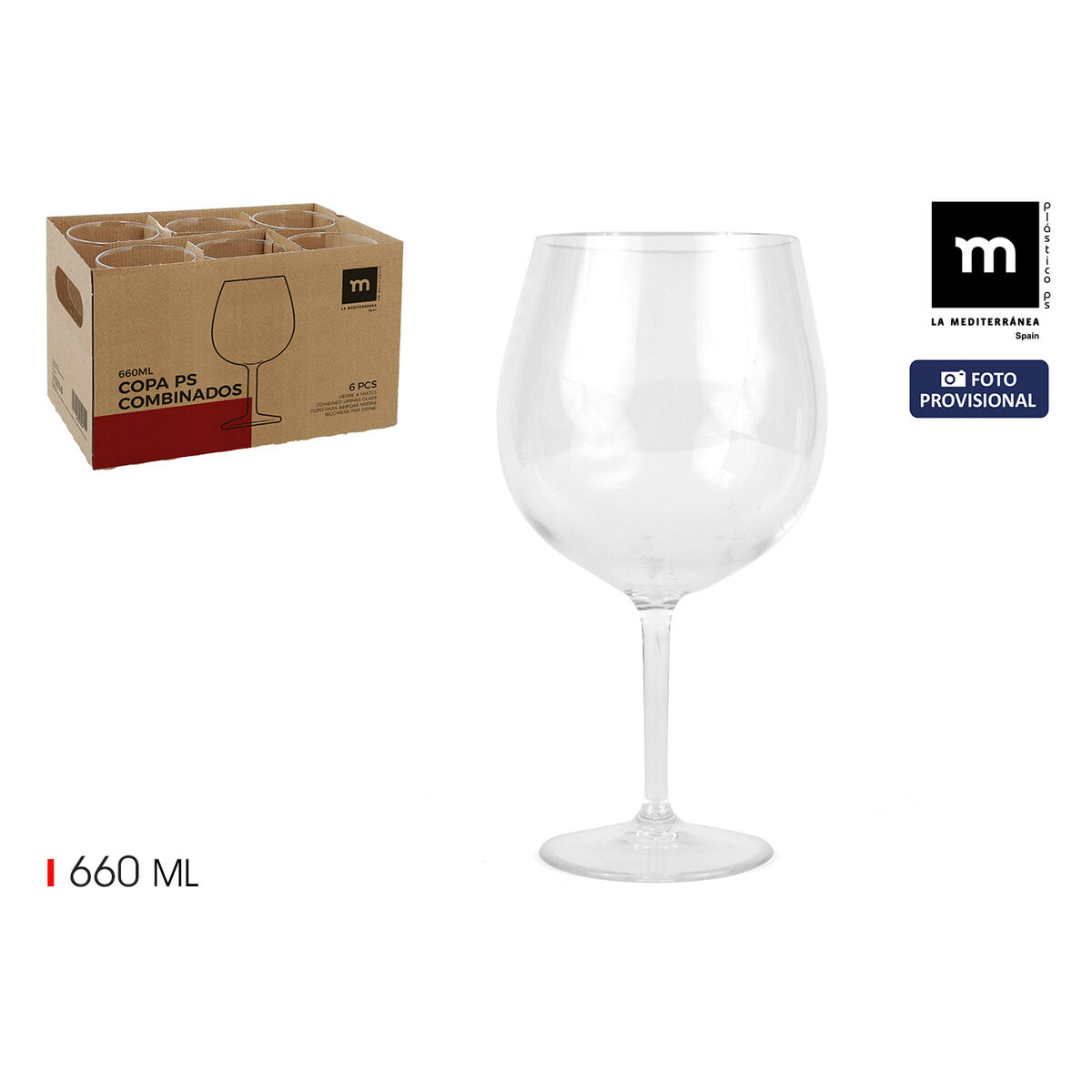 Image secondaire de verre de vin La Mediterránea (24 Unités)