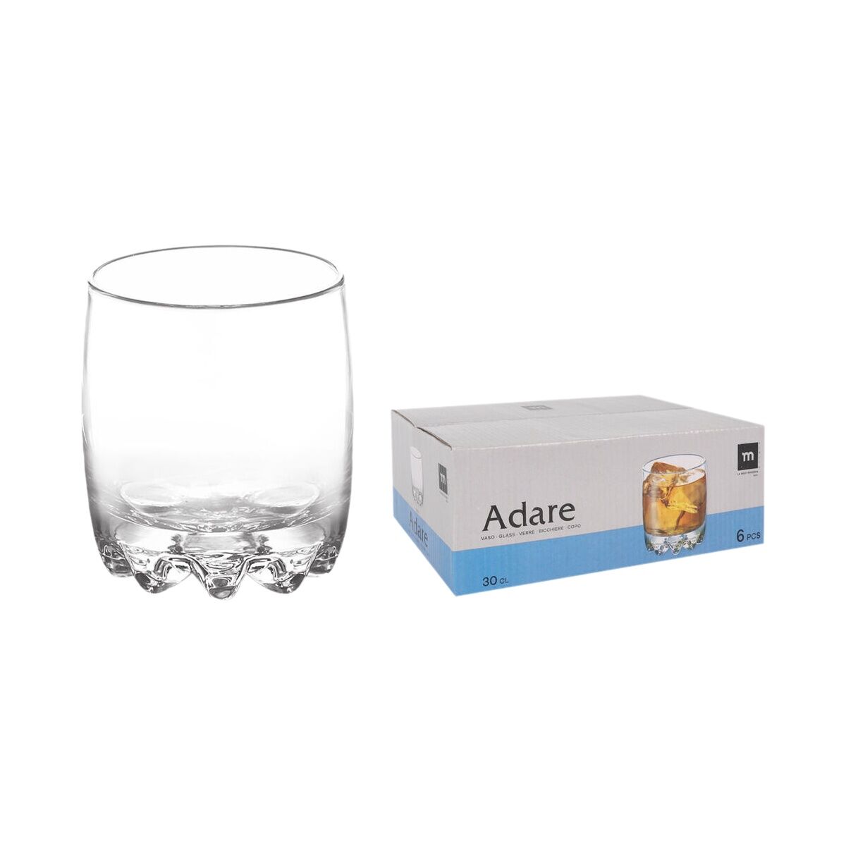 Image secondaire de Set de Verres La Mediterránea ADARE 0,3 L 6 Pièces (8 Unités)