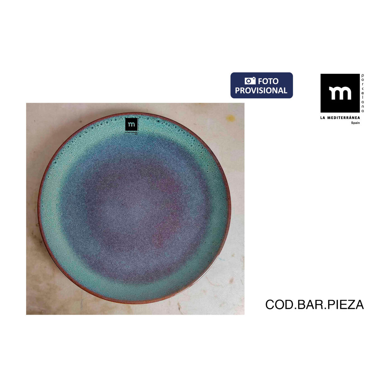 Image secondaire de Assiette plate La Mediterránea Melow (12 Unités)