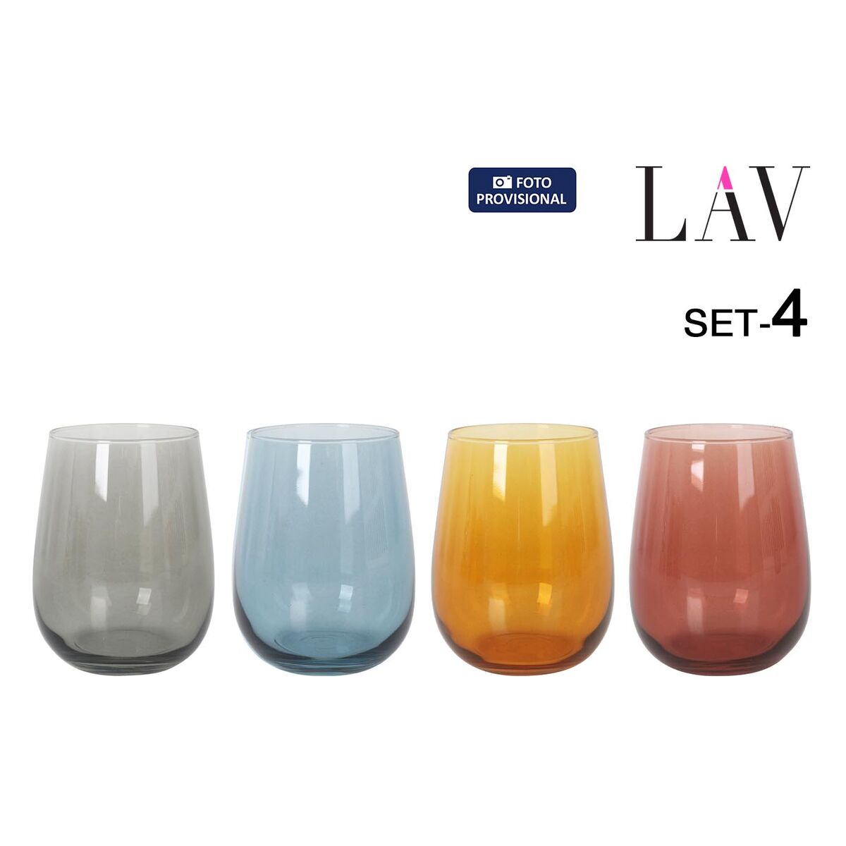 Image secondaire de Set de Verres LAV GAIA 4 Pièces (6 Unités)