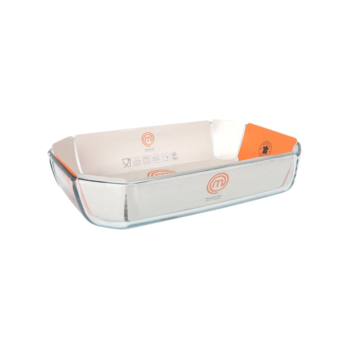 Image secondaire de Plat à Gratin MasterChef Rectangulaire 3,2 L 33 x 22 x 6,5 cm 33 x 22 cm (5 Unités)