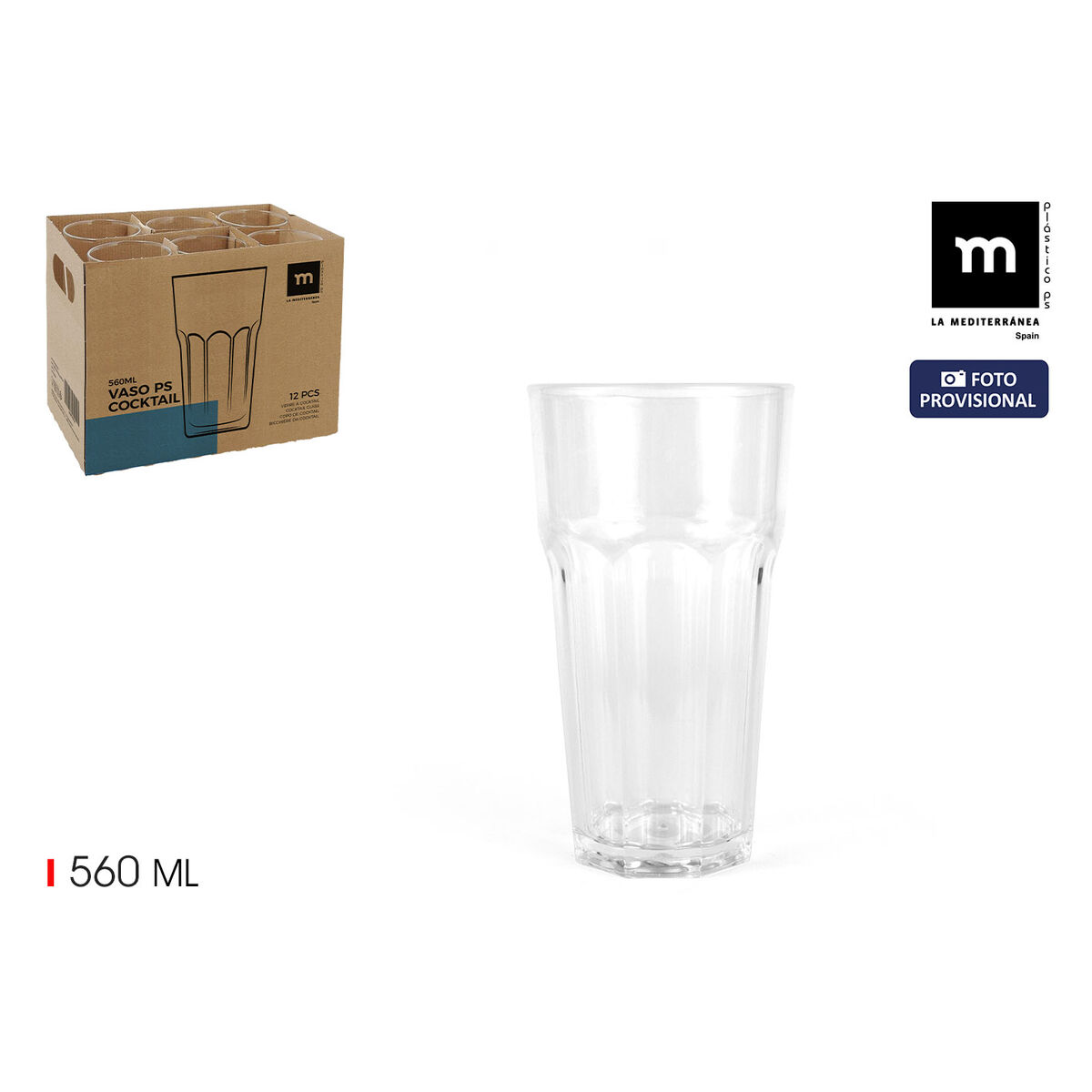 Image secondaire de Verre d'eau La Mediterránea (24 Unités)