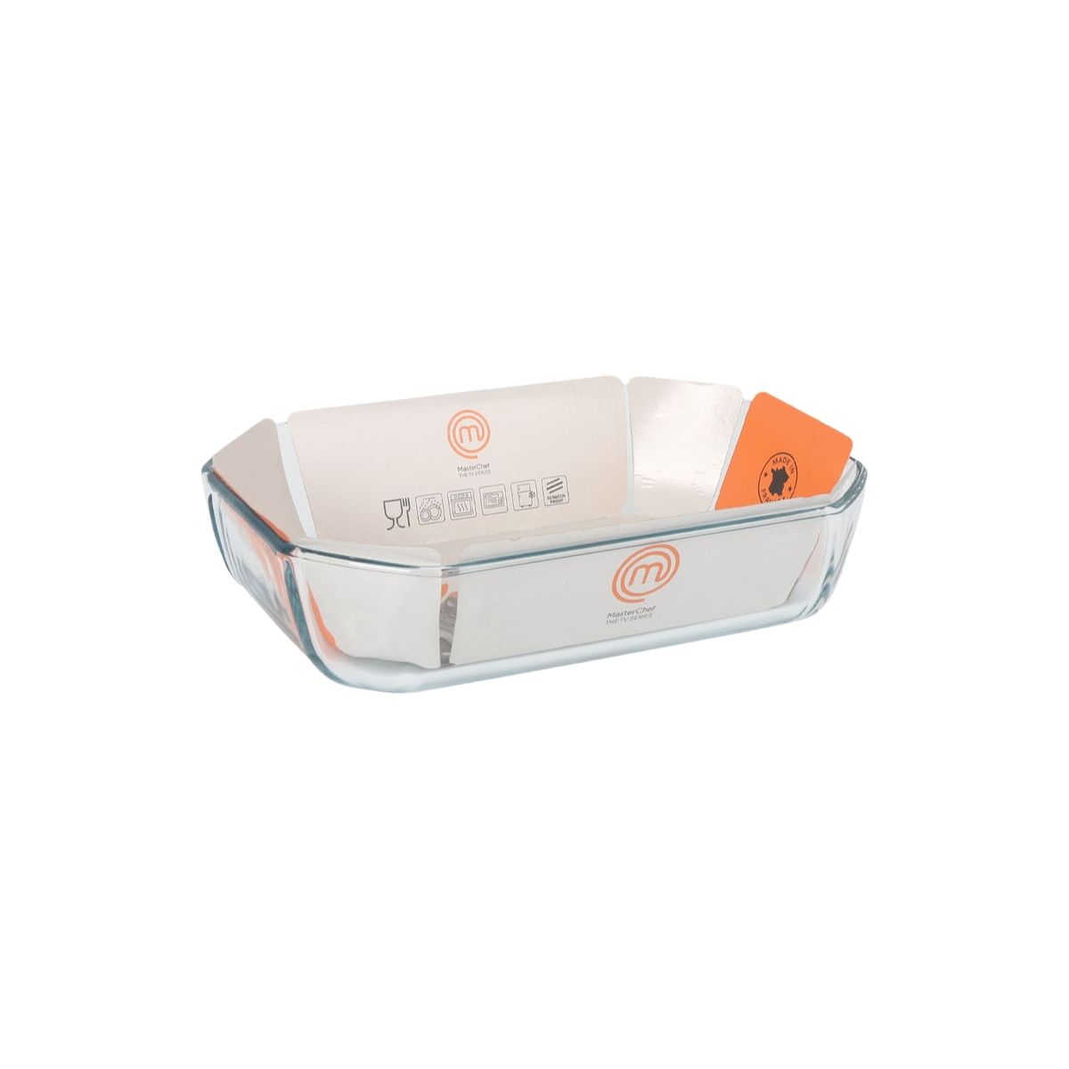 Image secondaire de Plat à Gratin MasterChef Rectangulaire 2,2 L 27 x 18 cm (5 Unités)