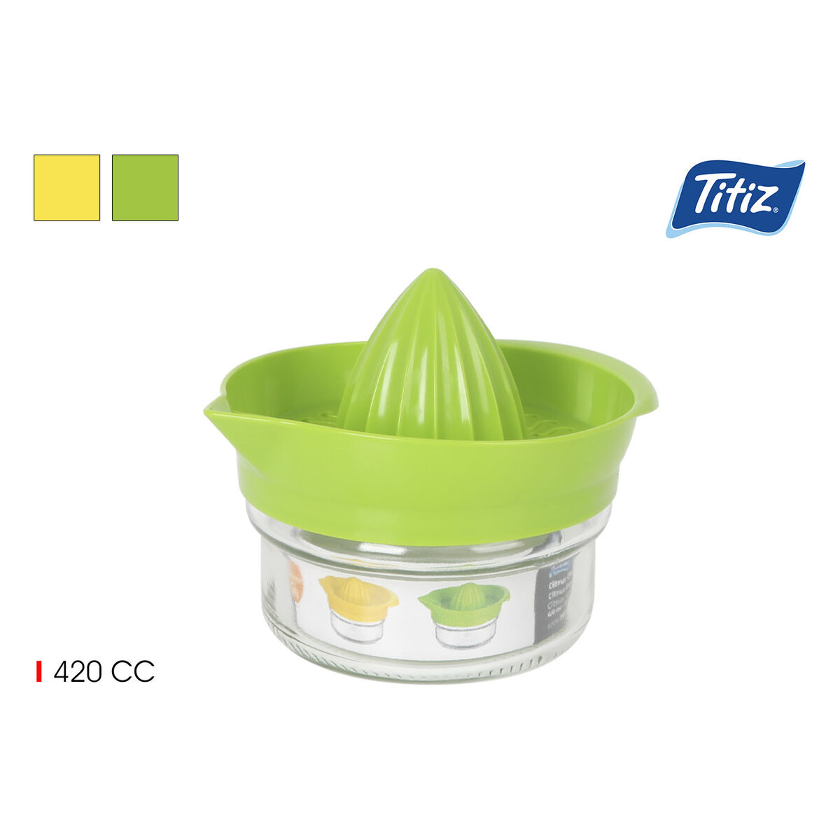 Image secondaire de Presse-agrumes Titiz verre 420 ml (24 Unités)