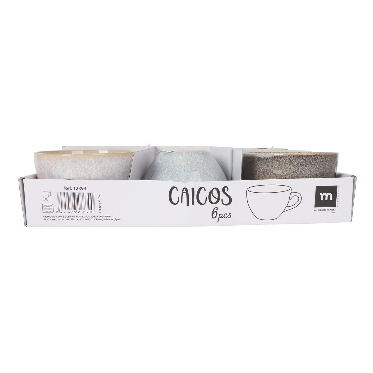 Image secondaire de Tasse La Mediterránea Caicos 400 ml (24 Unités)