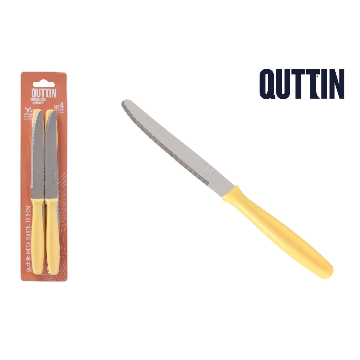 Image secondaire de Cuillère de table Quttin YVORY 4 Pièces (18 Unités)