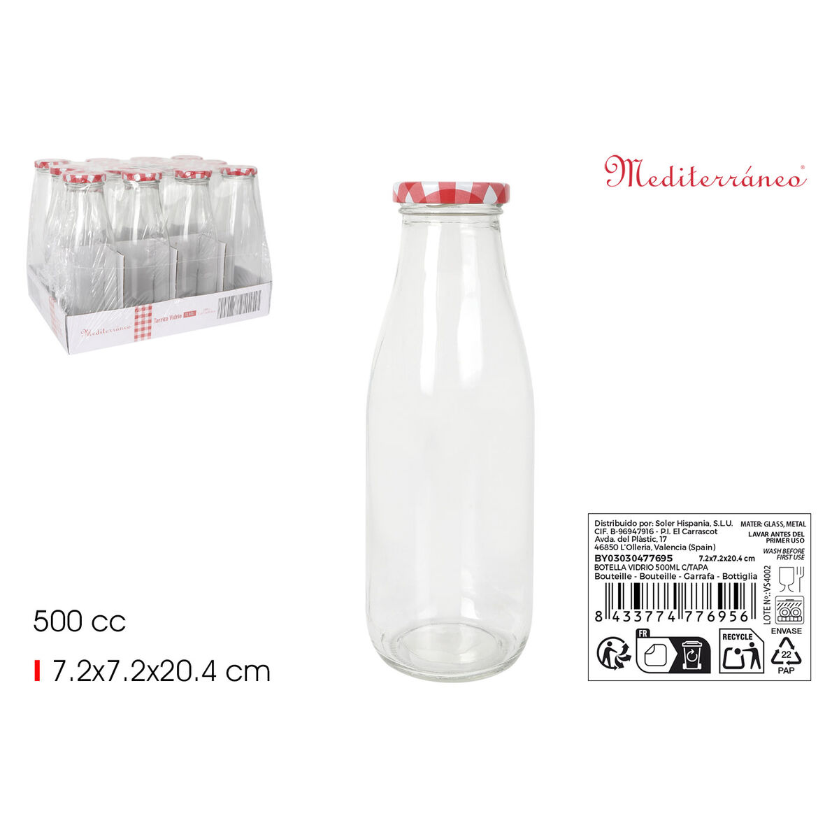 Image secondaire de Boîte Mediterraneo 0,5 L (24 Unités)