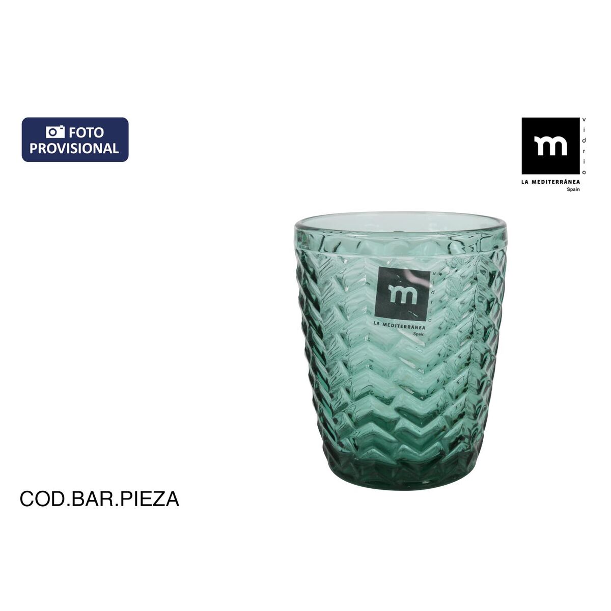 Image secondaire de Verre d'eau La Mediterránea Spica Vert (48 Unités)