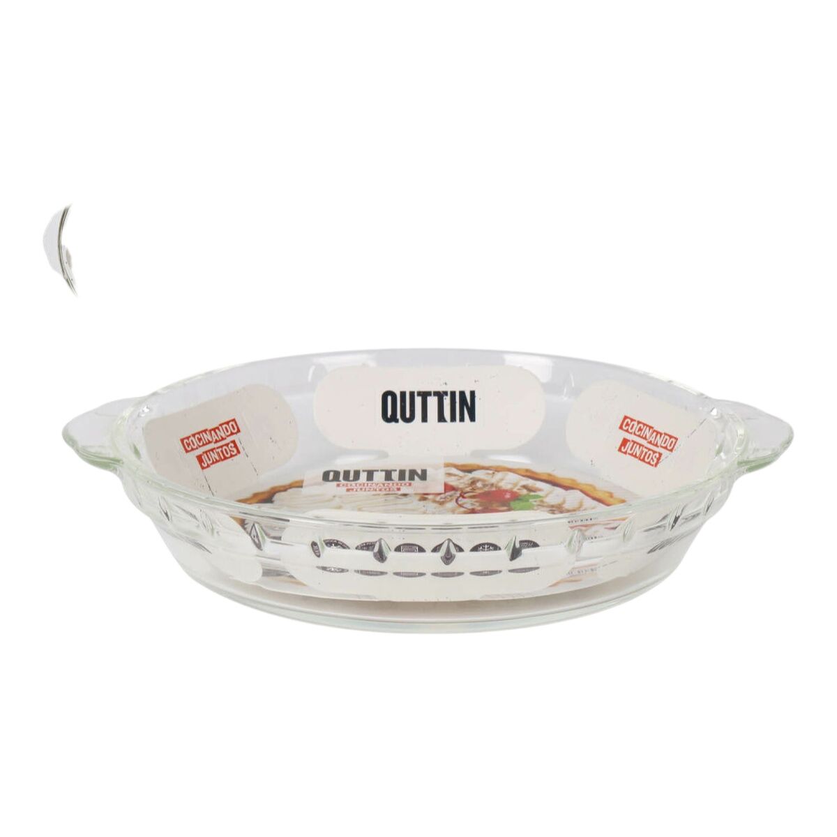 Image secondaire de Plat à Gratin Quttin Quttin verre 23,9 x 20,4 x 4,4 cm (6 Unités)