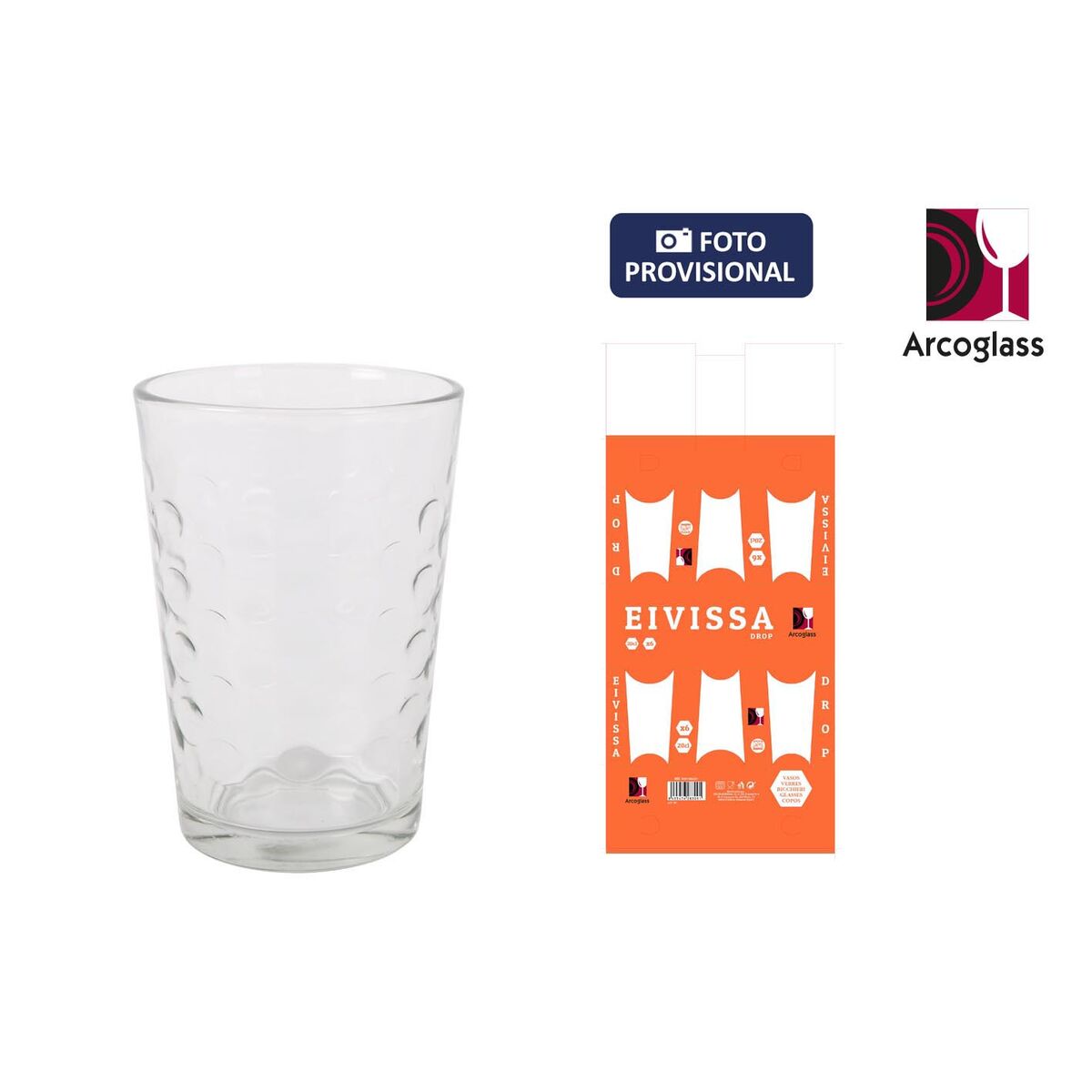 Image secondaire de Set de Verres La Mediterránea Drop 6 Pièces (8 Unités)