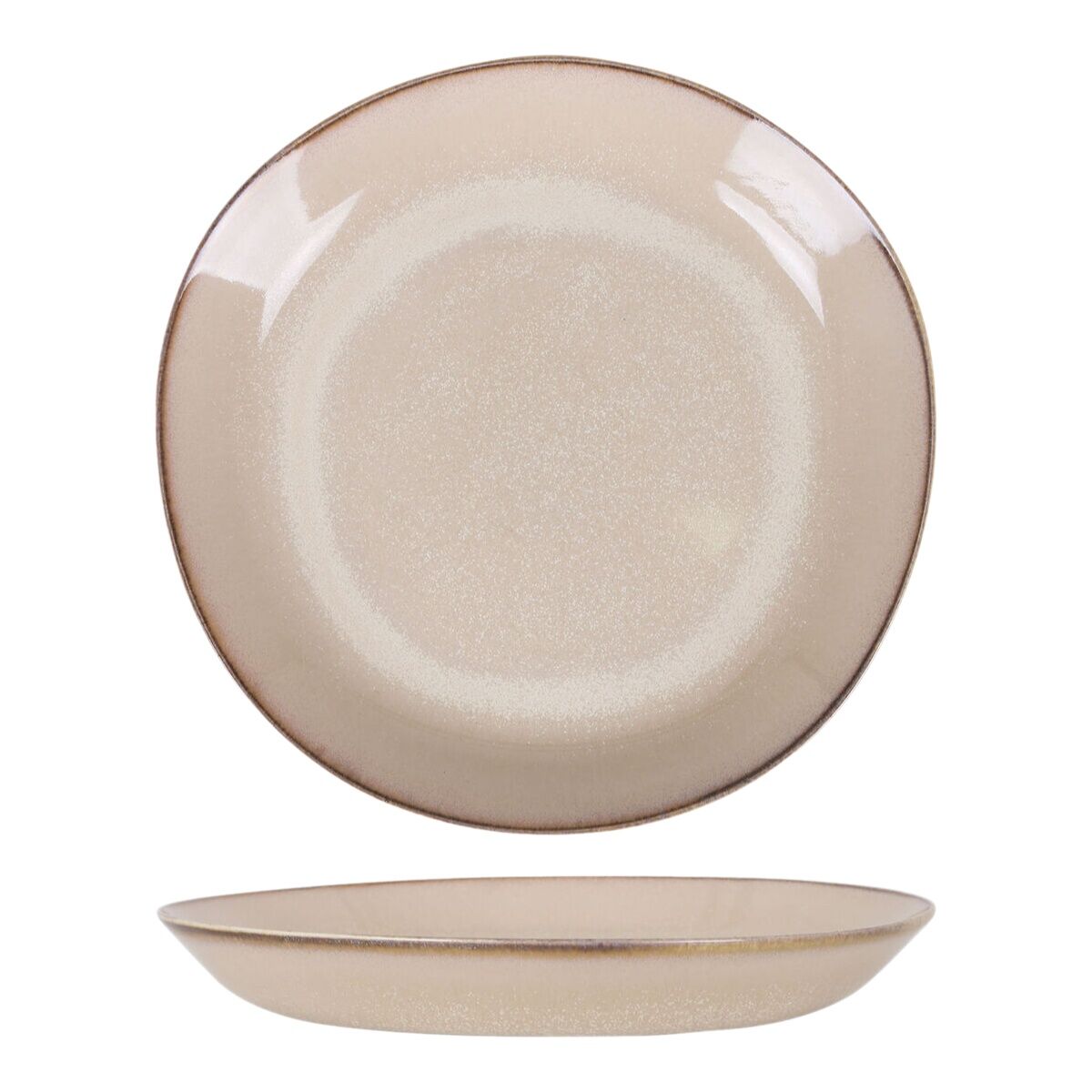 Image secondaire de Assiette creuse Duomo Beige Ø 23 cm (6 Unités)