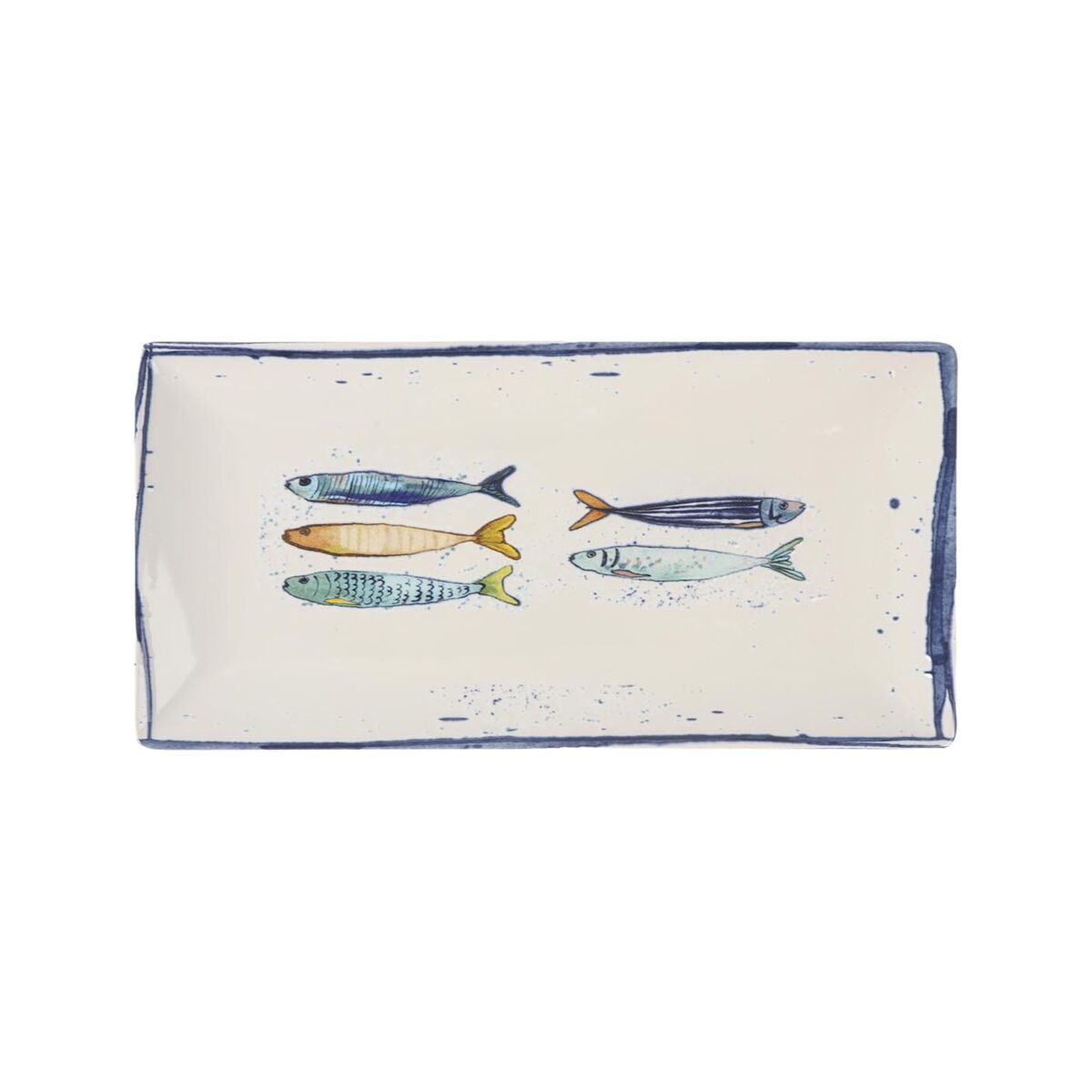 Image secondaire de Plat à Gratin La Mediterránea Peixe Rectangulaire Poissons 30 x 15 x 2 cm (18 Unités)
