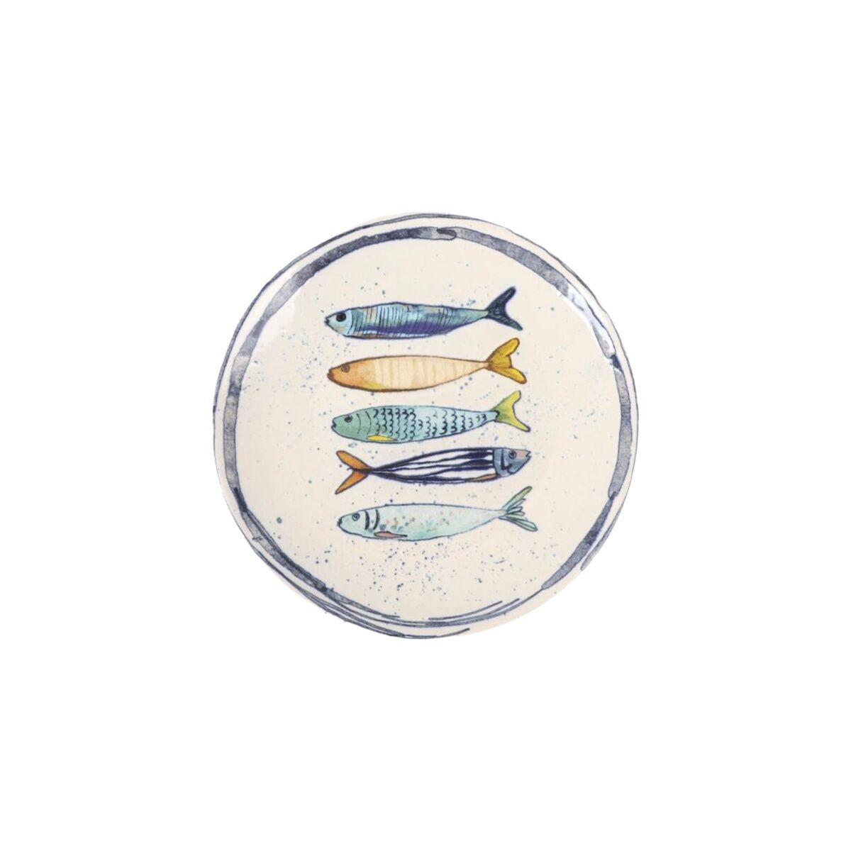Image secondaire de Assiette à dessert La Mediterránea Peixe Ø 20 cm (12 Unités)