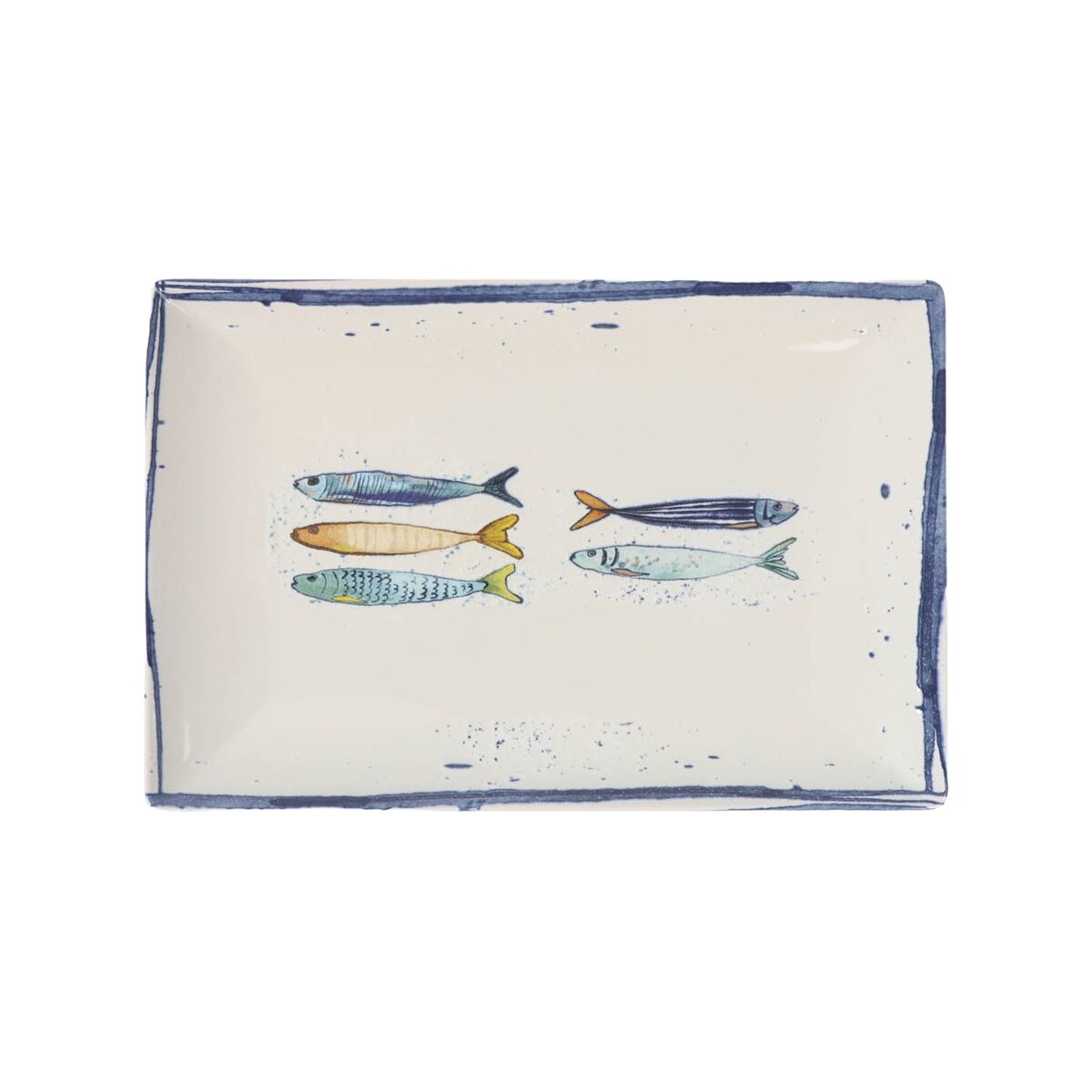 Image secondaire de Plat à Gratin La Mediterránea Peixe Rectangulaire Poissons 30 x 20 x 2,5 cm (6 Unités)