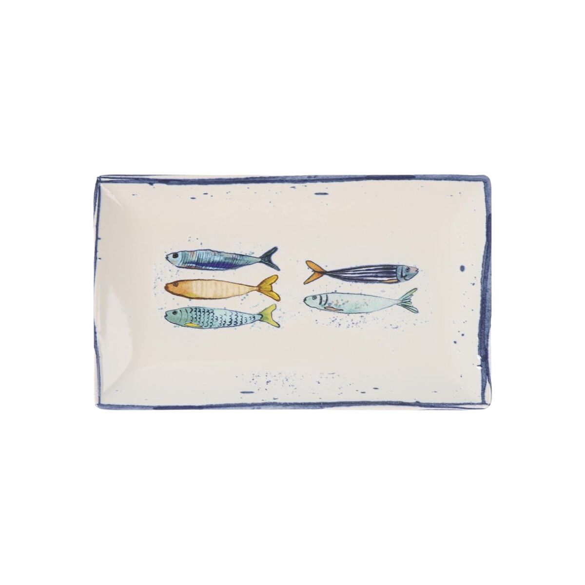 Image secondaire de Plat à Gratin La Mediterránea Peixe Rectangulaire Poissons 25,3 x 15 x 2 cm (18 Unités)
