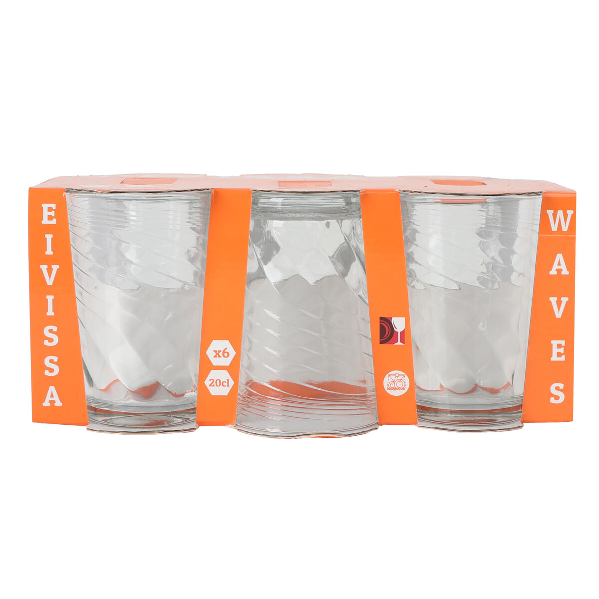 Image secondaire de Set de Verres La Mediterránea Waves 6 Pièces (8 Unités)