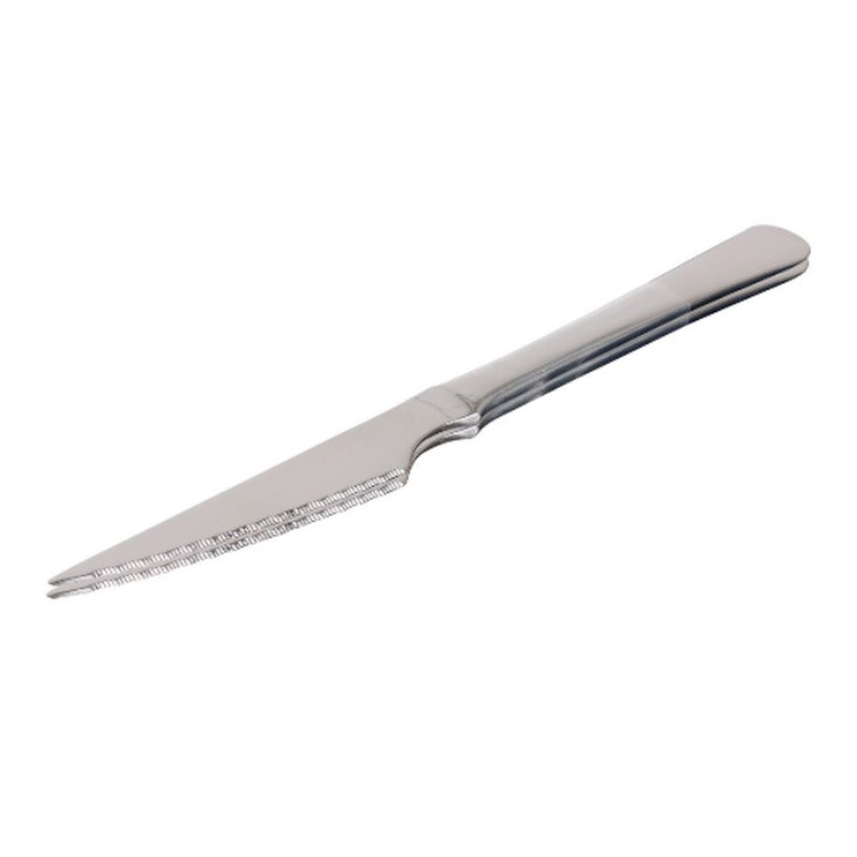 Image secondaire de Ensemble de couteaux à viande Quttin Classic Argenté Acier inoxydable 21,5 x 1,9 cm 2 Pièces (12 Unités)
