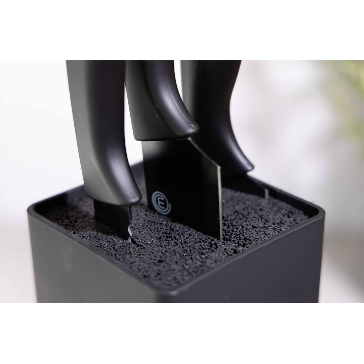 Image secondaire de Couteau à éplucher les légumes MasterChef Noir Argenté 11,5 cm (24 Unités)
