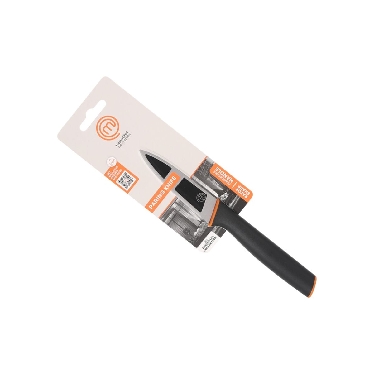 Image secondaire de Couteau de cuisine MasterChef Noir Argenté 9 cm (24 Unités)