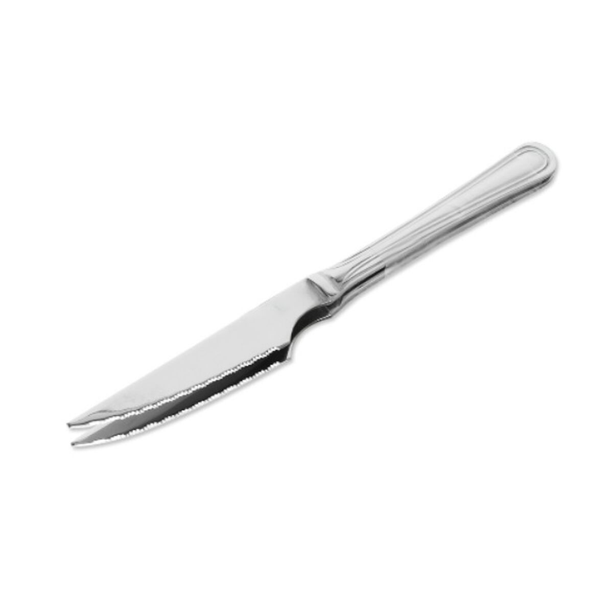 Image secondaire de Ensemble de couteaux à viande Quttin Antártica Argenté Acier inoxydable 21,5 x 1,9 cm 2 Pièces (12 Unités)