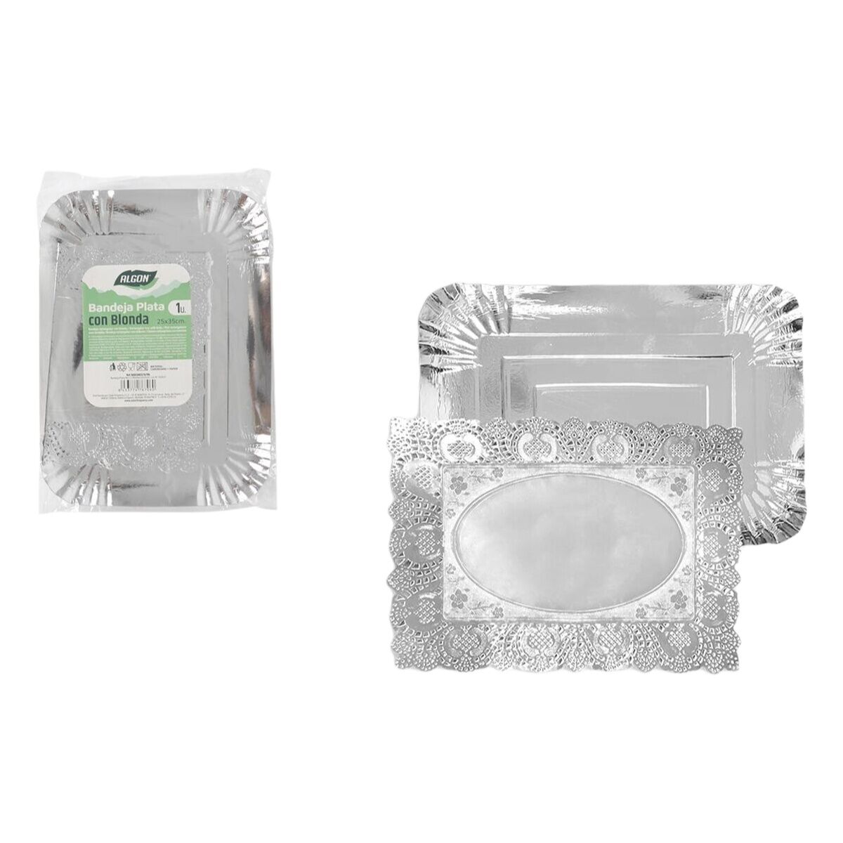 Image secondaire de Plateau apéritif Algon Rectangulaire 25 x 35 cm (30 Unités)