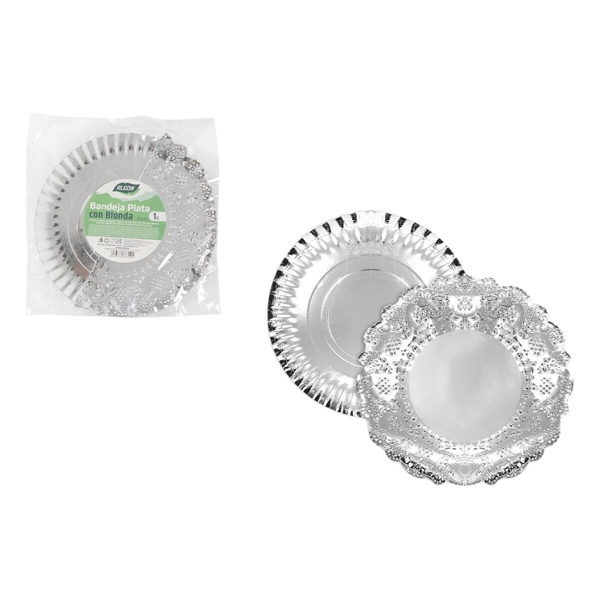 Image secondaire de Plateau apéritif Algon Rond 30 cm (30 Unités)