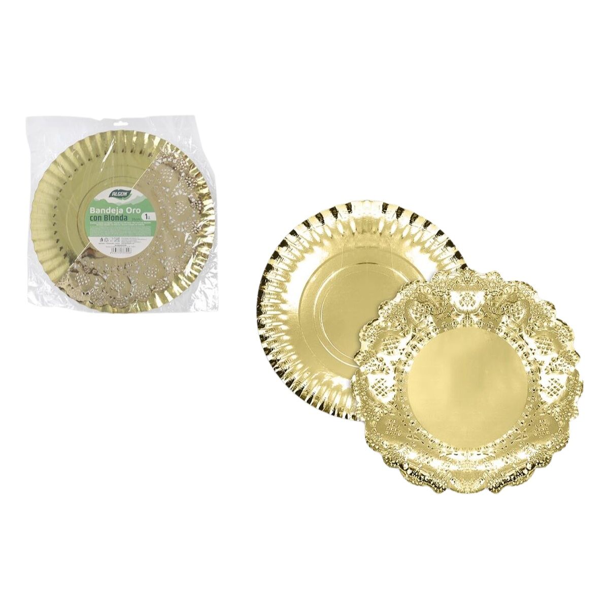 Image secondaire de Plateau apéritif Algon Rond 35 cm (30 Unités)