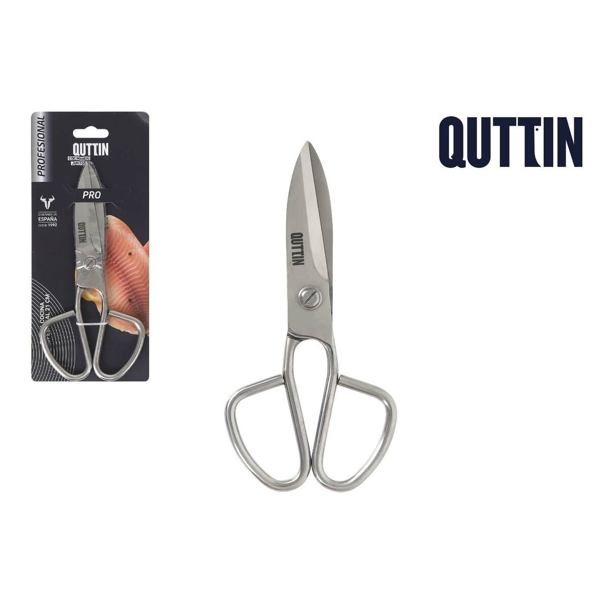 Image secondaire de Ciseaux de Cuisine Quttin Pro 21 cm (6 Unités)